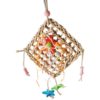 Geflochtene “Hängematte” oder “Netz” als Schredder-Spielzeug (ca. 22cm) Vogel-Zubehör | Spielzeug 9
