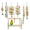 7 Teile! Vogel-Spielzeug Set zum Schreddern + Schaukel (ca. 15-30cm) Vogel-Zubehör | Spielzeug-Sets 9