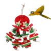 Vogelspielzeug aus Holz, “Obst” oder “Weihnachten” (2 Varianten, ca. 25cm) Vogel-Zubehör | Spielzeug Weihnachten 7