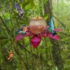 Wildvogel-Blüte, Kleine hängende Samen-Blüte als Vogelfutterstation (ca. 22cm breit) Vogel-Zubehör | Für Wildvögel 9