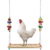 Schaukel-Leiter für Papageien oder Huhn, Hühnerschaukel (ca. 40cm) Vogel-Zubehör | Schaukeln 9