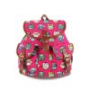 Ca. 22cm – Robuster Kinderrucksack in pink, blau oder schwarz, mit bunten Eulen Geschenk-Ideen | Rucksäcke 11
